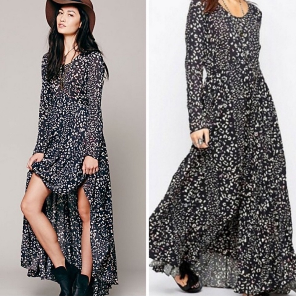 Free people first kiss maxi dress